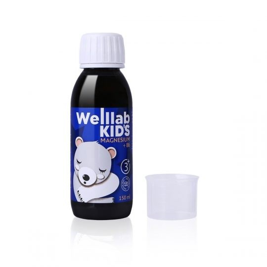 БАД с магнием для детей WELLLAB KIDS MAGNESIUM + B6, 150 мл 3